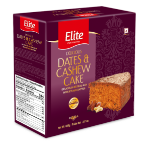 Elite cake dates & cashew 600g