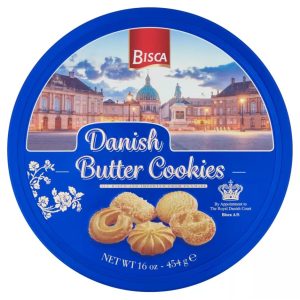 Bisca danish butter tin cookies