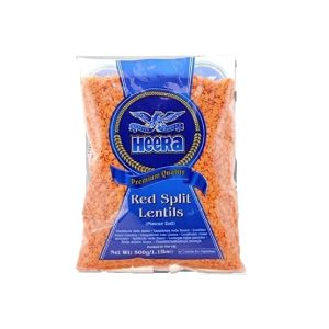 Heera red split lentils 500g
