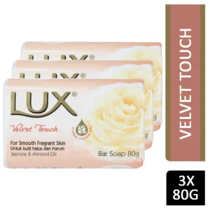 Lux soap velvet touch 3x